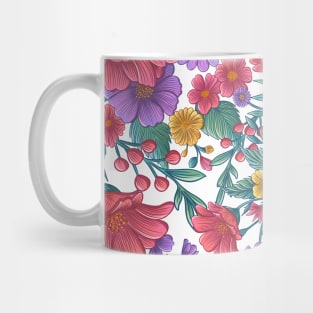 Colorful Flowers Mug